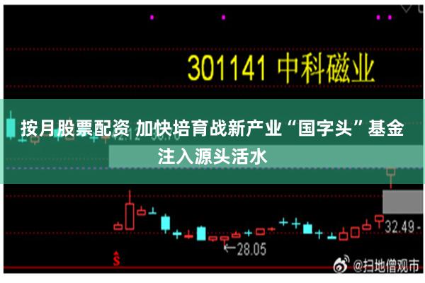 按月股票配资 加快培育战新产业“国字头”基金注入源头活水